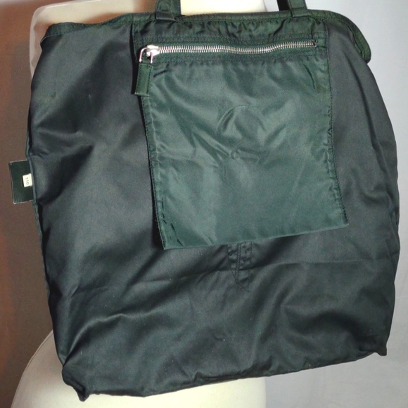 Auth. Prada Tote Bag, Excellent Vintage Condition, Rare w Mixed Media Figure - Picture 10 of 13